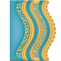 Spellbinders Card Creator - Curved Borders Two Dies