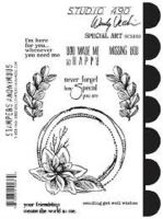 Studio 490 Wendy Vecchi - Special Art Stamp Set & Stencil