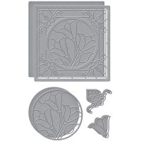 Spellbinders - Tulip Trio Etched Die Set  -