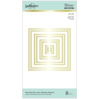 Spellbinders - Essential Due Lines Glimmer Squares
