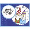 Stampendous - Winter Gnomes Stamp  -