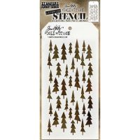 Tim Holtz Stampers Anonymous - Tree Lot Stencil  -