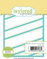 Taylored Expressions - Diagonal Stripes Cutting Plate  -