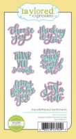 Taylored Expressions - Handlettered Sentiments Die Set