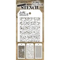 Tim Holtz Stampers Anonymous - Mini Stencil #17