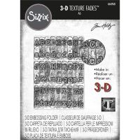 Tim Holtz Sizzix - 3D Typewriter Embossing Folder  -