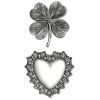 Tim Holtz Sizzix - 3D Impresslits Lucky Love Embossing Folder  -