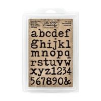 Tim Holtz Idea-ology - Retired Type Lower Cling Foam Stamps