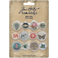 Tim Holtz Idea-olody- Mini Flair Buttons  -