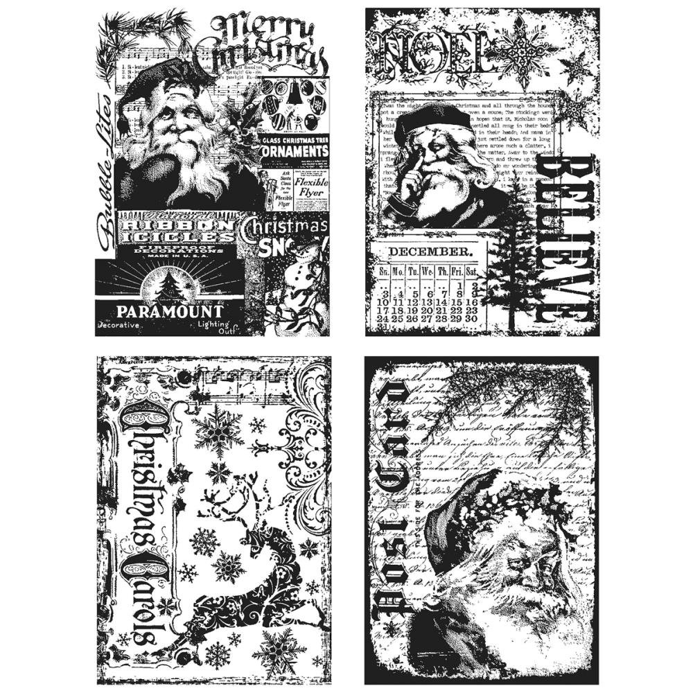 Tim Holtz Stampers Anonymous Holiday Collections Stamp Set