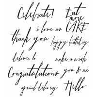 Tim Holtz Stampers Anonymous - Handwritten Sentiments