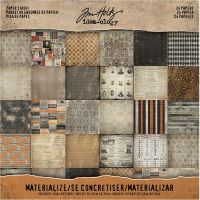 Tim Holtz Idea-ology - Materialize Paper Pack 8 x 8