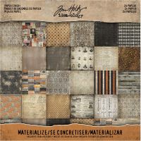 Tim Holtz Idea-ology - Materialize Paper Pack 8 x 8
