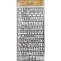 Tim Holtz Idea-ology - Alpha Parts Newsprint Alphas & Punctuations