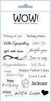 WOW - Everyday Sentiments Stamp Set  -