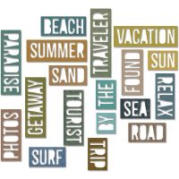 Tim Holtz Sizzix - Vacation Words Block