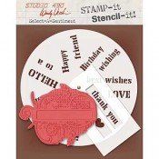 Studio 490 Wendy Vecchi - Select-a-Sentiment PLUS Stamp