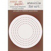 Studio 490 Wendy Vecchi - Stitching Template Circle Frames  ^