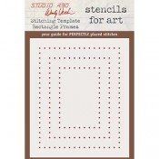 Studio 490 Wendy Vecchi - Stitching Template Rectangle Frames  ^