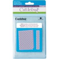 Cuttlebug - Wicker Weave Embossing Folder  -