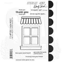 Studio 490 Wendy Vecchi - Window Art Stamps and Stencil  -