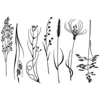 Woodware Clear Magic Stamps - Rushes & Grasses