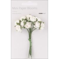 Kaisercraft - Mini Paper Flower Blooms (Colors: Coconut)
