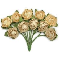 Kaisercraft - Mini Paper Flower Blooms (Colors: Honey)