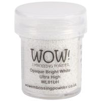 WOW! - Embossing Powders (WOW: Opaque Bright White - Ultra High)