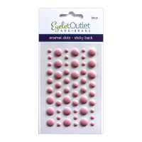 Eyelet Outlet - Sticky Back Enamel Dots  - (Colors: Magenta)