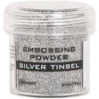 Ranger Embossing Powder  ^ (Colors: Silver Tinsel)