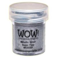 WOW! - Embossing Powders (WOW: Metallic Silver - Super Fine)