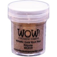 WOW! - Embossing Powders (WOW: Metallic Gold Rich Pale - Super Fine)