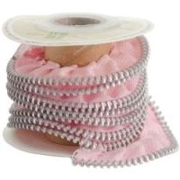 Melissa Frances Zipper Ribbon  ~ (Colors: Pink)