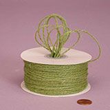 Colored Jute Twine (Colors: Moss Green)