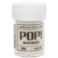 American Crafts Pop Microbeads  ^ (Colors: White)