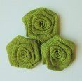 Maya Road Vintage Burlap Roses (Colors: Lime)