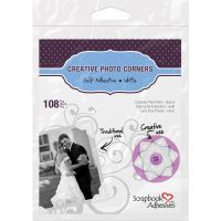 Scrapbook Adhesives/3L - Creative Photo Corners  ^ (Colors: White)