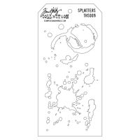 Tim Holtz Stampers Anonymous  Stencil  - (Stencil: Splatters)